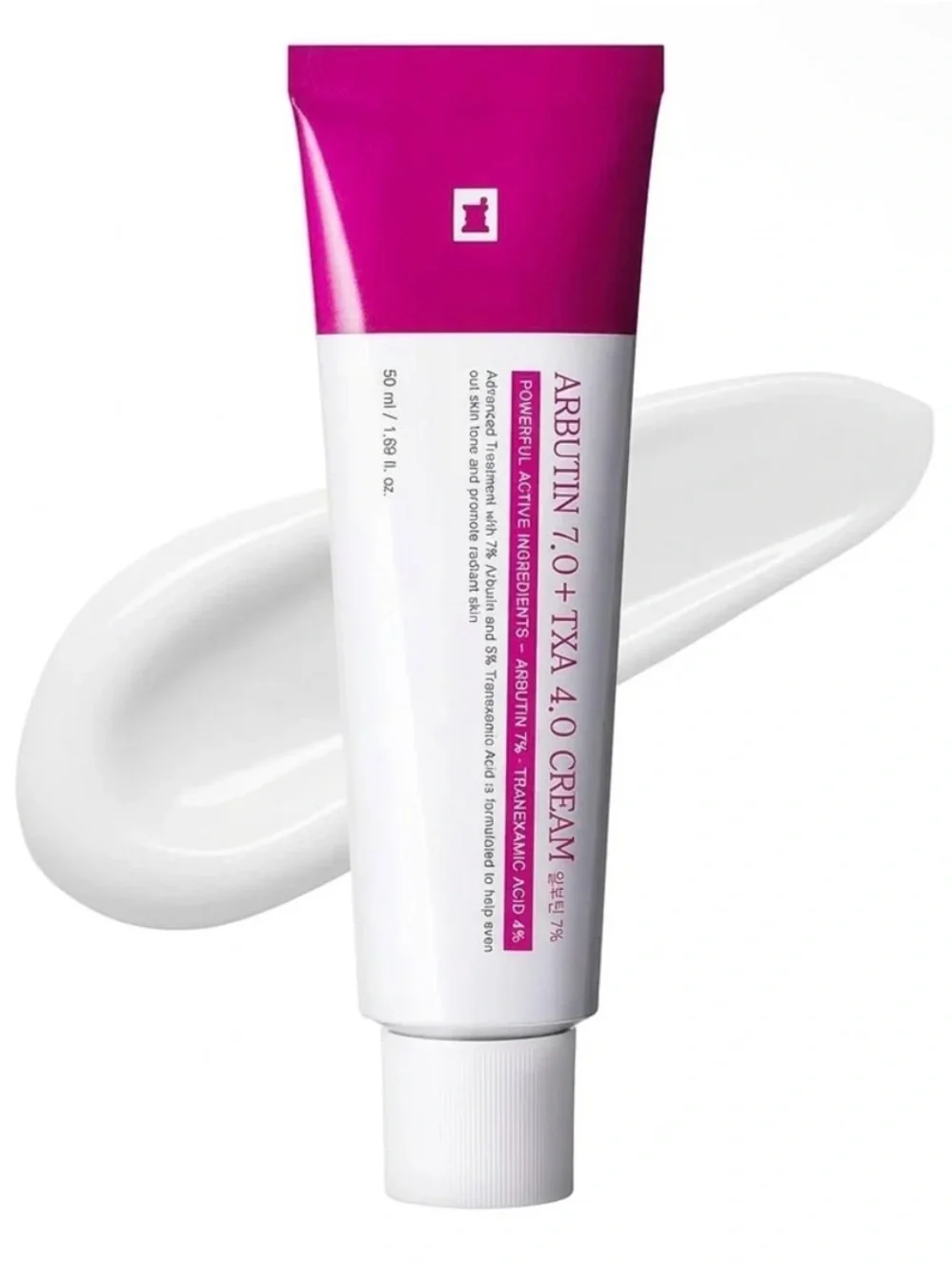 Evens out red skin Arbutin 7% tranexamic acid 4% cream - Brightening Treatment